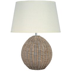 grey wicker table lamp